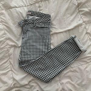 guess gingham pants